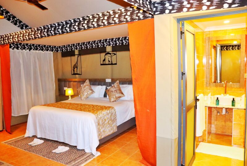 Praro Amboseli camp room interior